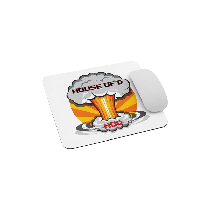 HOD White Mouse Pad